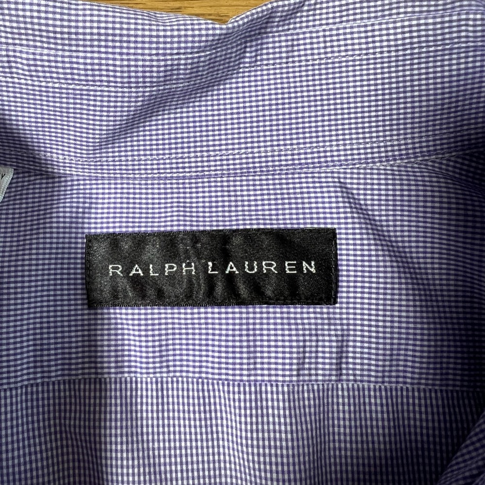 Men's Light Purple Button-Down Shirt - Picture 5 of 8